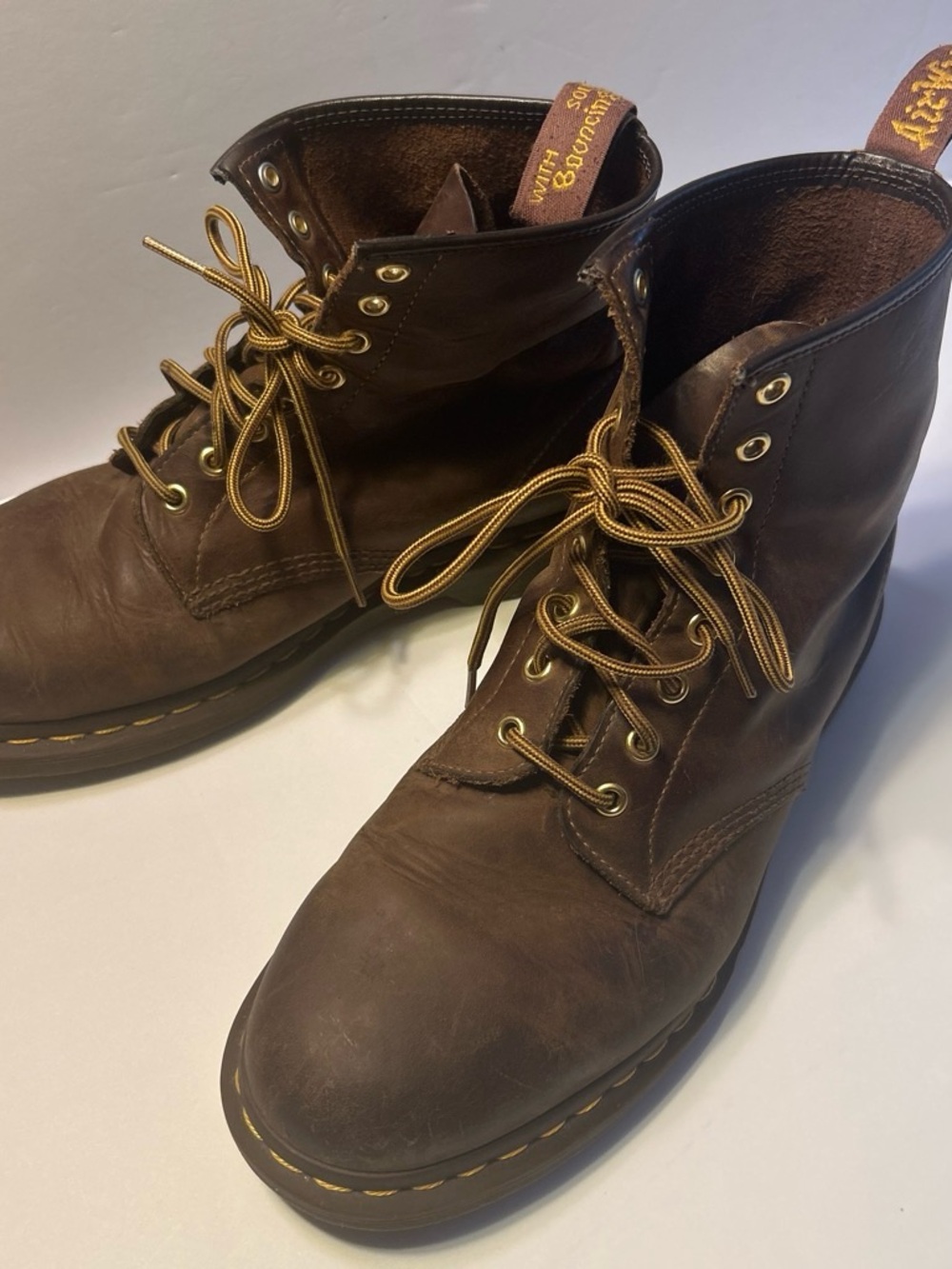 Dr. Martens Brown Leather Boots